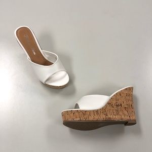 Wedge Sandals from Fashion Focus - Super-5 White